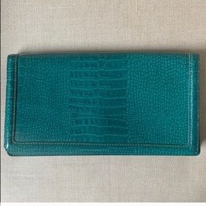 Banana Republic Turquoise Clutch
